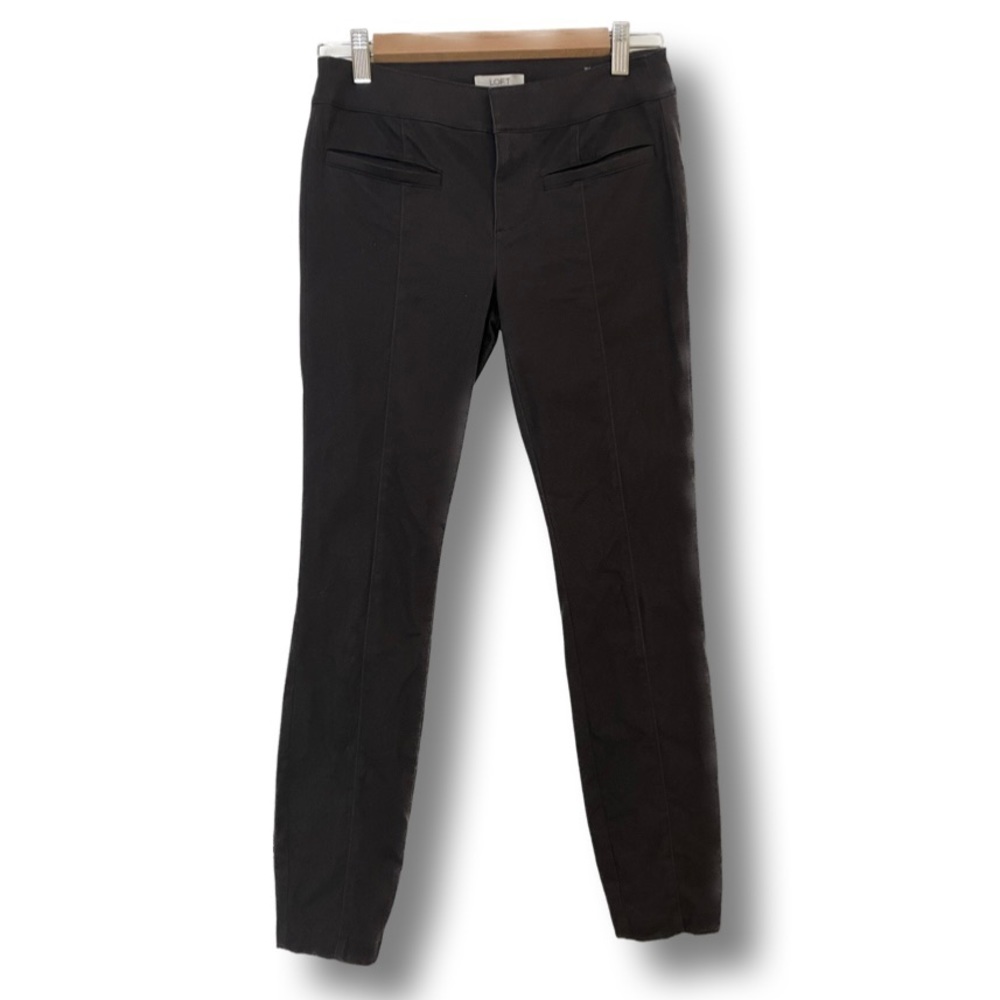 Loft Skinny Ankle Pant, Dark Gray